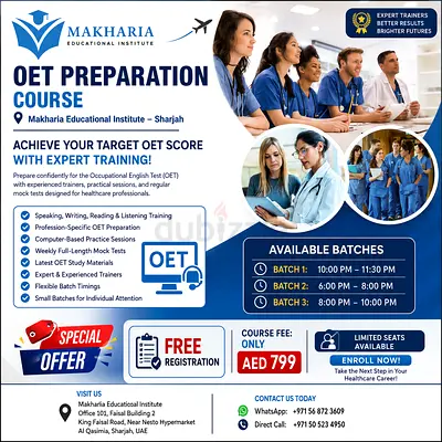 OET Exam Prep – Doctors, Nurses, Dentists, Pharmacists | Makharia Institute