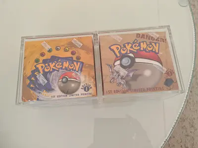 1999 Pokemon 1st edition base booster boxes factory sealed