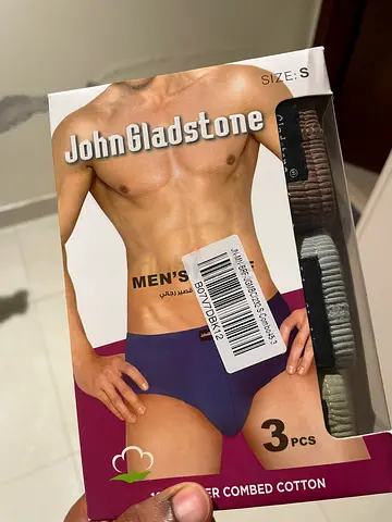 John Gladstone Mens Briefs 3-pack Size S - New in Box