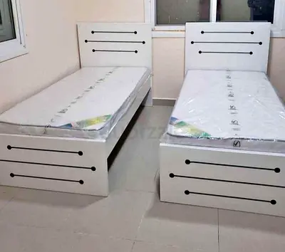 white single bed with mattress brand new
