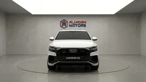 2020 Audi Q8 55 TFSI S-Line | Single Owner | Original Paint | No Accidents | GCC Spec