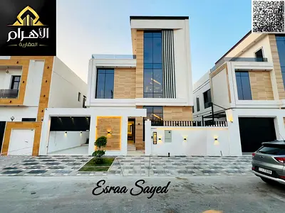 Own your luxury villa in Ajman, two floors and a roof, with modern designs and large spaces to suit your family!