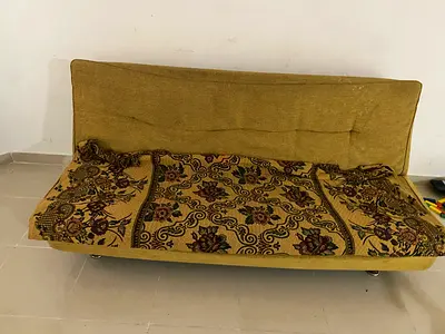 Sofa cum bed for sell in Al Nahda shj