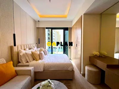 Premium Furnished Studio with Balcony I Beautiful Pool & Boulevard Outlook I Move in Ready