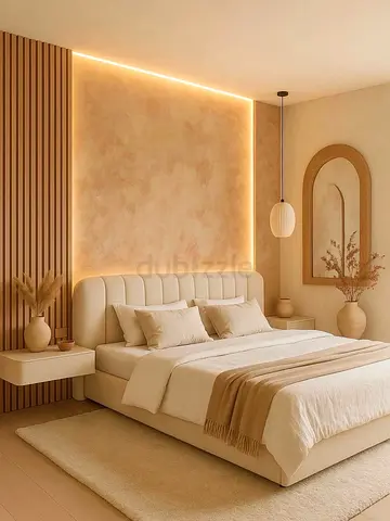 King size bed with mattress -