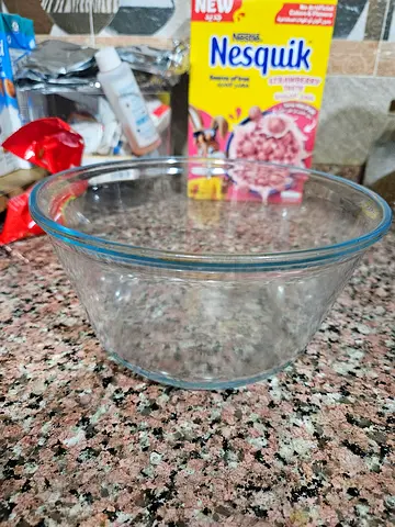 Clear Glass Mixing / Storage Bowl