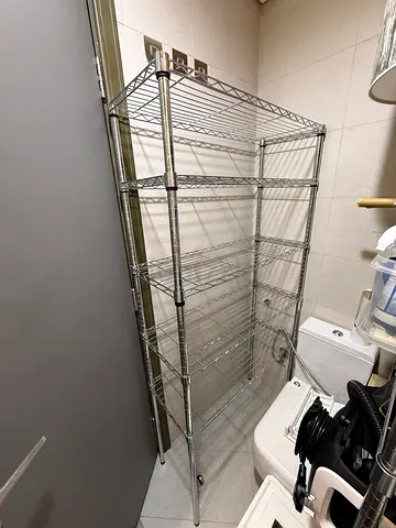 Storage shelves