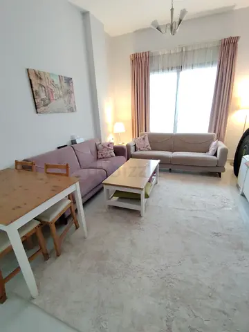 Light beige living room rug - large, good condition
