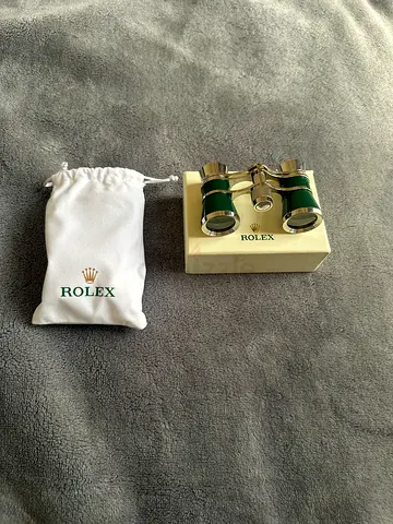 Rolex Branded Opera Glasses / Binoculars with Pouch
