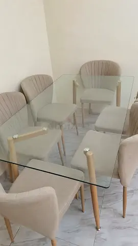 طاولة سفرة عدد 6 كرسي Dining table set 6 seats