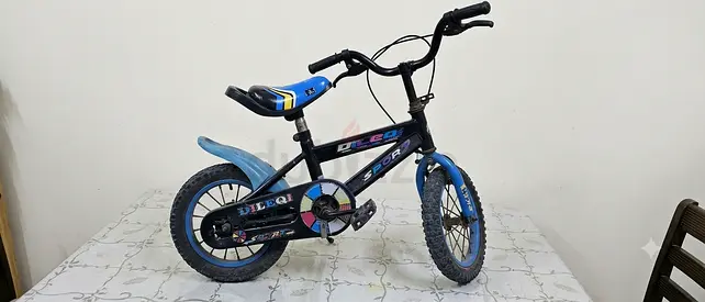 Kids 12-inch Blue/Black Bicycle - Good Condition