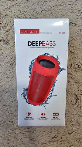 Zentality DEEPBASS SP-002 Portable Waterproof Bluetooth Speaker - New