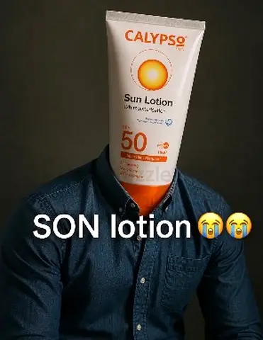 Free sun, lotion, no usage