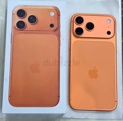I phone 17 pro max 512 gb TDRA  77 cycle count  with box cable