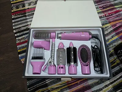 Pink 8-in-1 Hair Styler  Hot Air Brush - Used, Good Condition