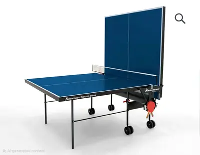 KNIGHTSHOTS Foldable Indoor/Outdoor Table Tennis Table - Good Condition