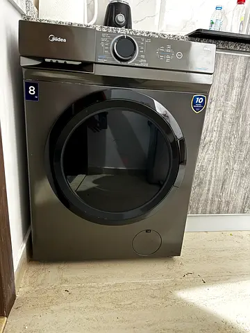 Midea Front Load Washing Machine - 8kg, Flawless Condition