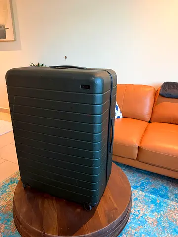 Away Luggage Set Green Hard Shell