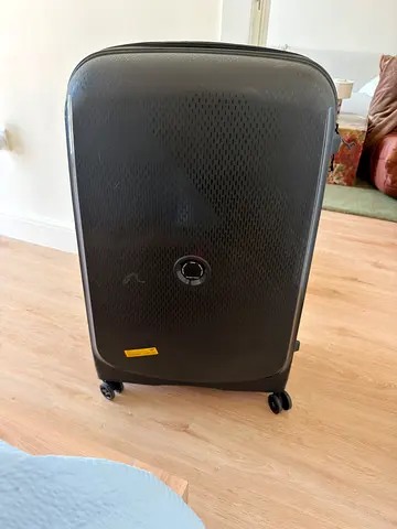 Delsey Belmont + 83cm Trolley, Check In Size, Black Color, TSA Lock, Inner Mesh Zipper Pocke