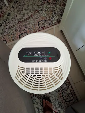 Compact White Air Purifier - Good Working Condition
