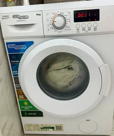 Super General 6kg Front Load Washing Machine - Good Working Condition