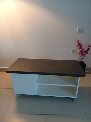 Coffee table with storage  wheels