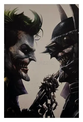 Joker - The Batman Who Laughs Framed Poster