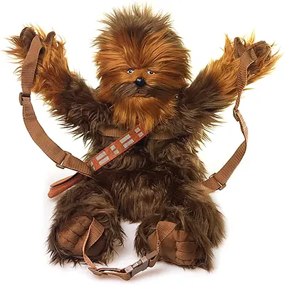 Star wars collectibles Vintage-style Chewbacca Plush Backpack