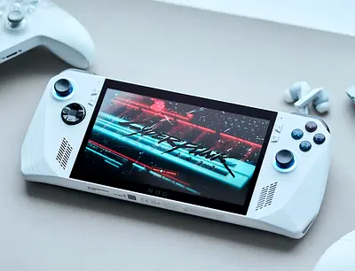 ASUS ROG Ally handheld gaming PC - like new, white