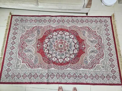 Traditional Persian-style area rug - medium size, good condition