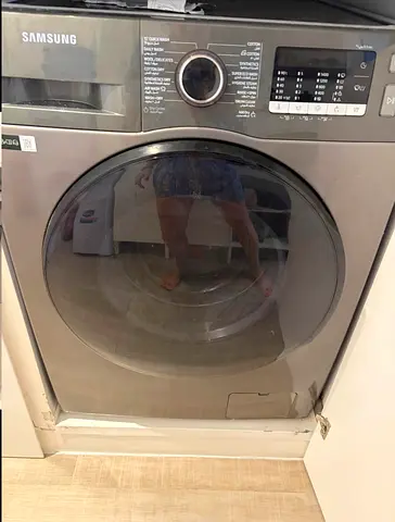 Samsung Front Load Washer  Dryer, 8/6 kg, 1400 RPM, Dark Grey, W80TA046BX/GU