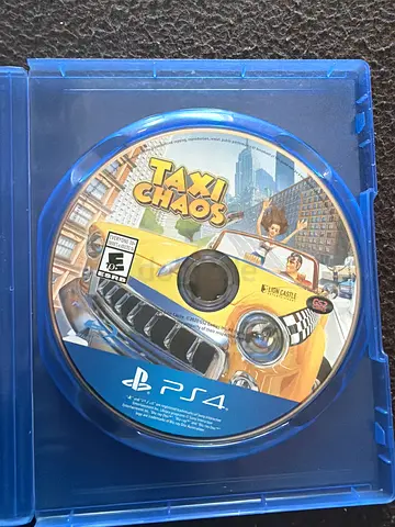 Taxi Chaos (PS4) game disc