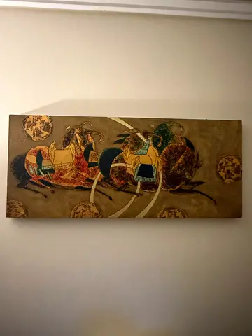 Imported Large Japanese Abstract Horse Painting