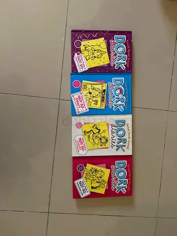 Dork Diaries - Set of 4 paperback books by Rachel Renée Russell