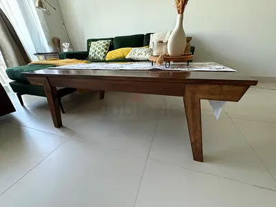 Two Solid Wood Low Coffee Table