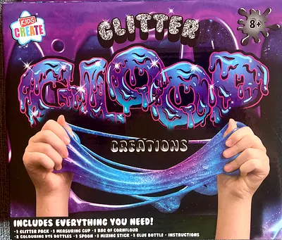 Glitter Gloop Creations DIY Slime Kit - Complete Set (8+)