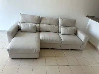 Excellent Brand new condition IKEA esklstuna lshape sofa bed beige