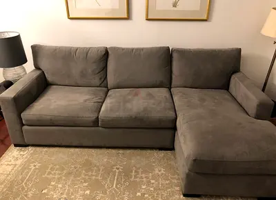 Cratebarrel Axis sectional sofa