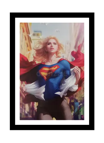 Supergirl framed poster