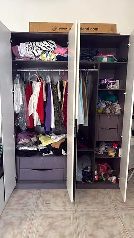 Used 3-Door Wardrobe / Armoire in Good Condition
