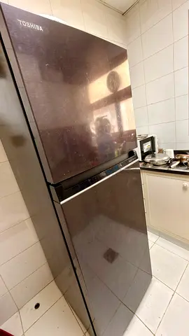 Toshiba Double Door Refrigerator - Good Working Condition