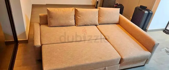 Ikea L shape sofa bed you can fix it lift or right any side