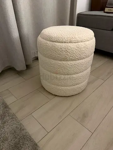White Pouffe / Ottoman