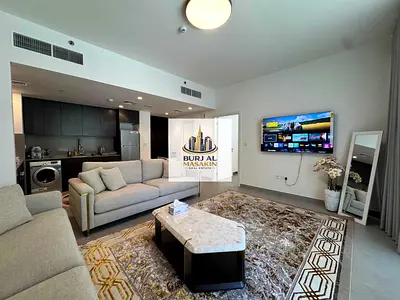 Brand New Furnished 1-BR | Free Wifi , Pool & Gym | 2 Bath with Balcony