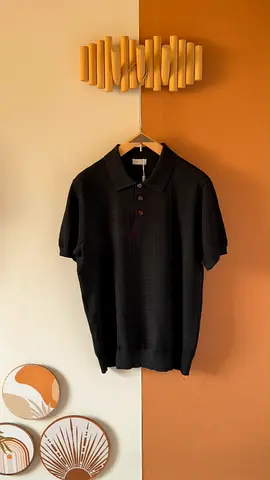 Dior Black short-sleeve polo shirt
