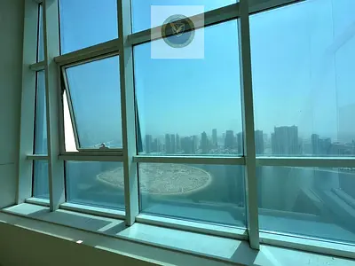 Three Bedroom Sea View Apartment Overlooking Al Khan Lagoon in Al Mamzar with Master Maid Room Four Bathrooms Balcony and Free Parking