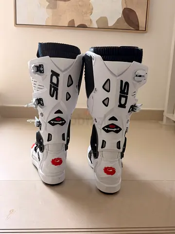 Sidi Crossfire 3 — Motocross / Enduro Boots · White. Size 44