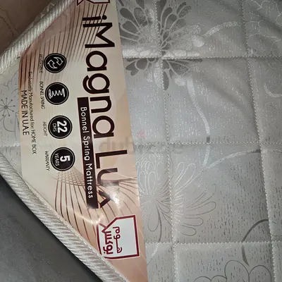 Magna Lux Bonnel Spring Mattress - Good Condition, 22cm Height