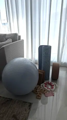 Yoga and Pilates Equipment Set - Exercise Ball, Mats Lululemon, Massagers, 2 Blocks