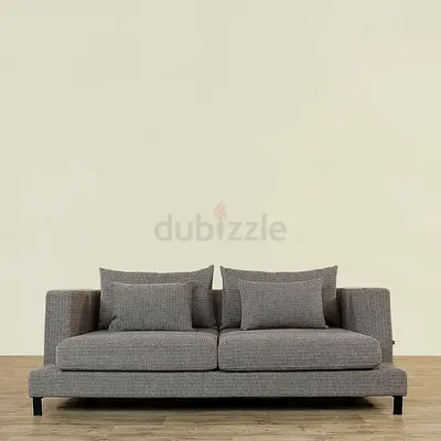 Modern 2 Seater Fabric Sofa in Grey brand new Bloomer.com